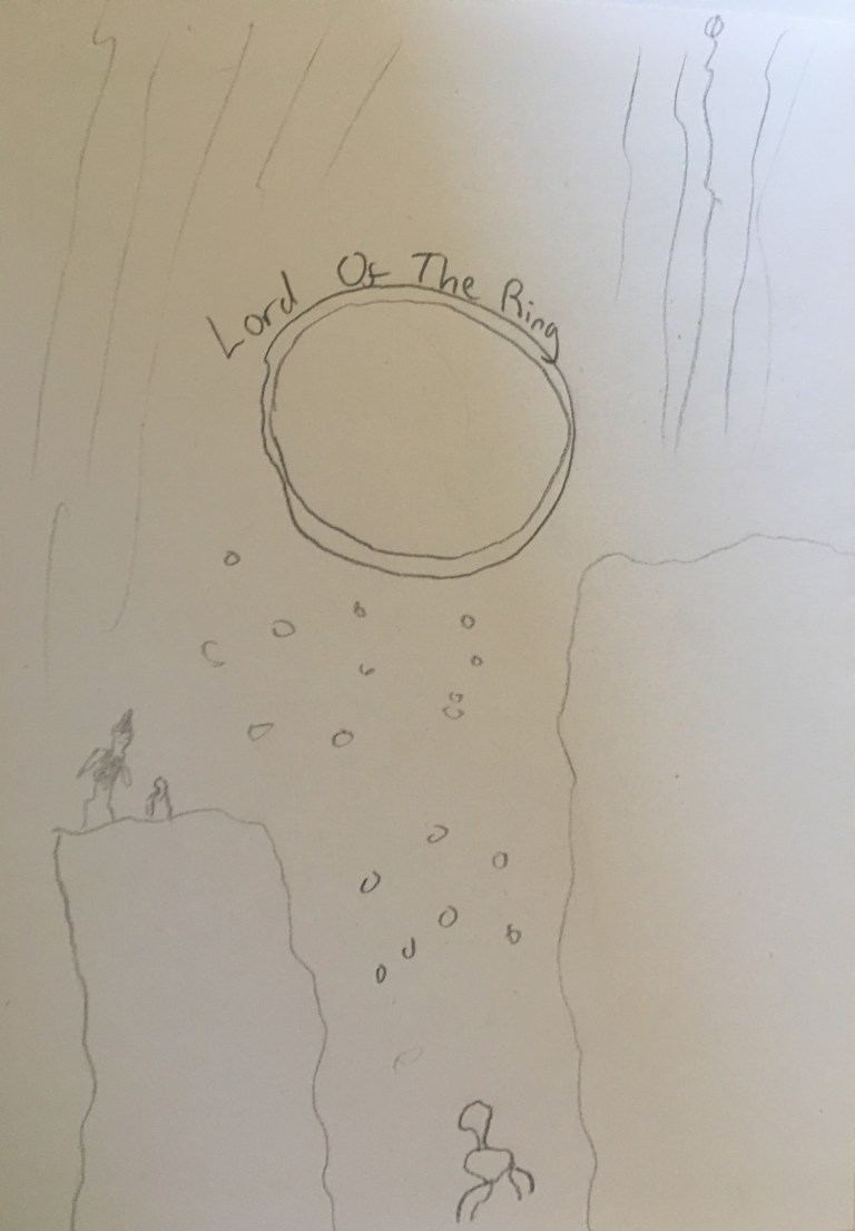 Lord of the rings drawing